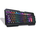 Redragon CENTAUR 2 Rainbow Membrane Gaming Keyboard - 3-Color Rainbow Backlit K506-1. 