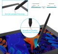 VEIKK VK1200 V2 Drawing Tablet with Screen 11.6 Inch Full-Laminated Graphic Monitor, 2 Battery-Free Pens with Tilt Function, for Chrome/Mac/Win/Linux/Android (Must be Connected to a Computer to Work). 