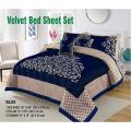 4 piece fomy valvet bridal bed sheet. 