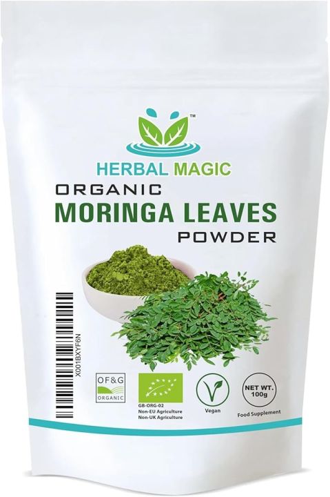 Herbal Magic's Organic Moringa Leaf Powder  100g