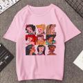 Disney Princess Kawaii Funny T Shirt Women Cute Lilo Stitch Mickey Graphic T-shirt Donald Duck Winnie The Pooh Y2K Tshirt Female. 