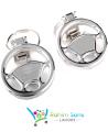 High Quality Steel Toyota Keychain & Keyring - Steering Wheel. 
