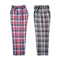 (Pack of 2) Men's Stylish and Comfortable Checkered Cotton Trouser for Men and Boys - Perfect for Summer with Pockets. 