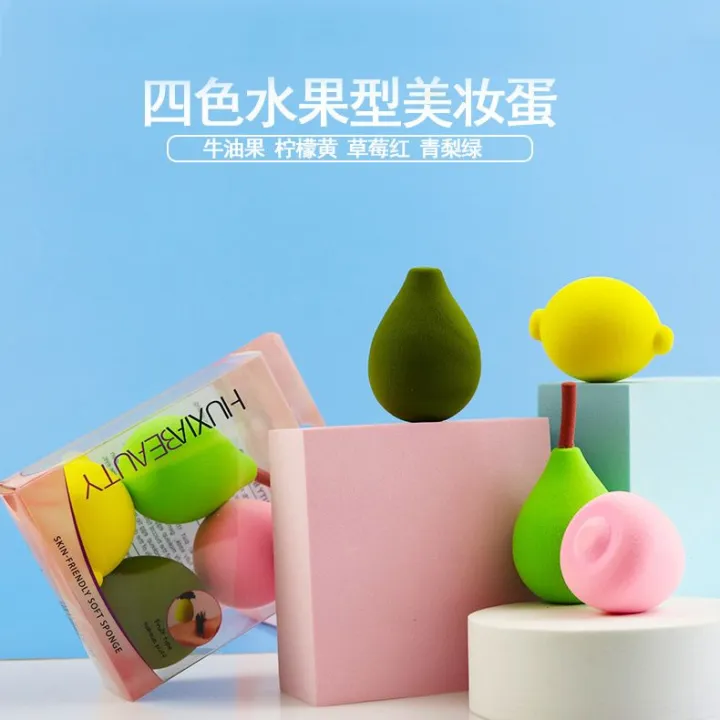 Huxia%20Beauty%204%20Pcs%20Fruit%20Skin%20Friendly%20Soft%20Sponges%20Set%20%20FP-468%20-%20Image%202