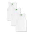 Pack Of 3 Vest/ Bunyan For Men Without Sleeves In White Color. 