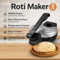 Roti Maker - Electric Roti Maker Machine Fully Automatic - Roti Maker Machine - Chapati Maker - Bread Maker Machine - Roti Maker Machine Fully Automatic Electric - Pancake Maker - Tortilla Maker - Crepe Maker - 1500w Original Company Large Size. 