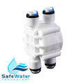 4 Way 1/4 Port Auto Shut Off Valve For RO Reverse Osmosis Water Filter System. 