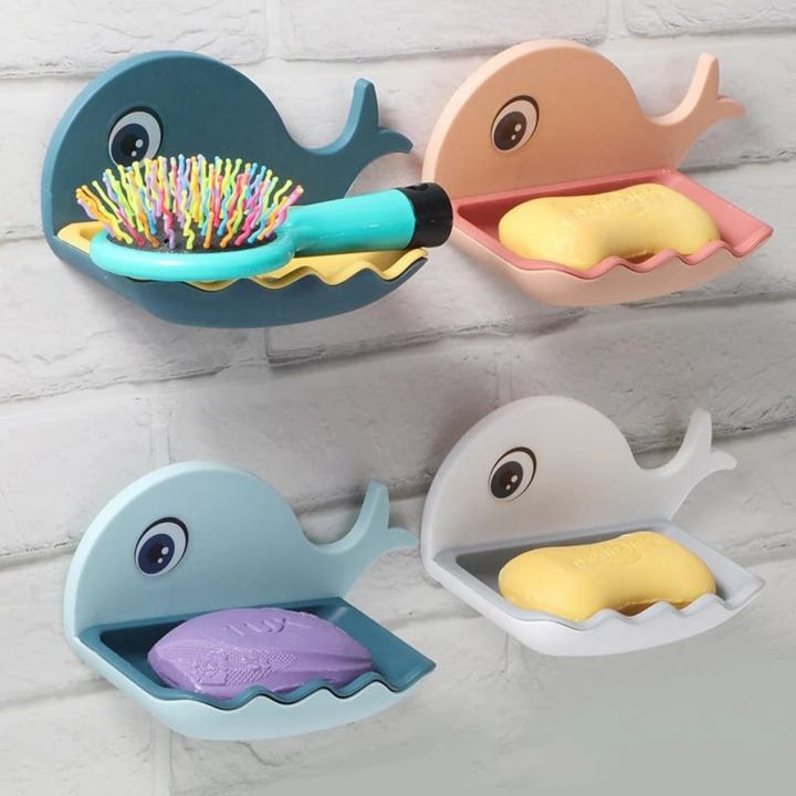 Whale%20Shape%20Soap%20Box%20Bathroom%20Drain%20Soap%20Holder%20Rack%20Self-Adhesive%20Wall%20Mounted%20Soap%20Tray%20Plate%20Bathroom%20Supplies%20Bathroom%20Gadge%20-%20Image%209