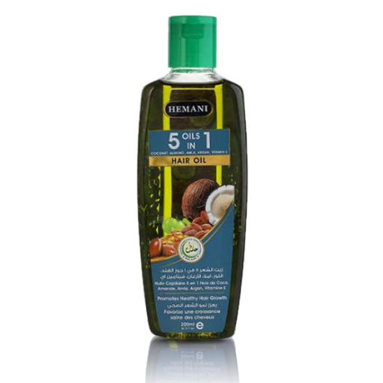 𝗛𝗘𝗠𝗔𝗡𝗜 𝗟𝗜𝗩𝗘 𝗡𝗔𝗧𝗨𝗥𝗔𝗟 - 5 IN 1 COCONUT HAIR OIL  200ML