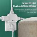 1 Piece Rotate Plug EU Converter 3 in 1 Rotatable Outlet Extender 180 Degree Extension Plug Multi Plug Mini Slim Wireless Outlet Adapter (Plastic). 