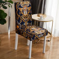Flower Printed Seat Cover Dining Room Living Room Elastic Chair Cover. 