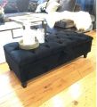 New Wooden Storage Ottoman puffy in Imported Velvet Fabric (4ft x 2ft). 