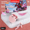 【Saiji】pro 6 wireless earphone True Blue tooth Gaming Headset Low Latency Music Touch Control Stereo Earbuds 5.3 TWS Mini Earphone. 