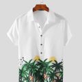 FN Men Coconut Tree Printed Short Suit. 