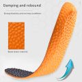 Popcorn Memory Foam Elastic Sports Insoles for Shoes Deodorant Breathable Running Cushion for Men Women Orthotic Shoes Sole Pad. 