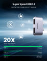 UGREEN USB C HUB Ultra Mini USB Type C HUB to HDMI 4K USB 3.1 10Gbps USB HUB For Macbook Pro Air Cable Free USB HUB. 