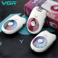 VGR V-706 Professional Rechargeable Electric Lady Epilator professional lady epilator VGR V-706 epilator rechargeable electric epilator hair removal machine 18-tweezer epilator wet and dry epilator USB charging epilator cordless epilator for women. 