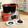 Imported Premium Stainless Steel mop – mop – spin mop – spin mop with bucket – mop with bucket – Premium Stainless Steel Drainer  360° Rotating Head Floor Cleaning Mop  Telescopic Handle & Microfiber Refills  Easy Wringer Mop Bucket System. 