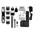 Wahl Groomsman Pro All-In-One Trimmer with 4 Guide Combs rechargeable trimmer with 6x position adjustable comb 2mm-12mm 3 close trim guide comb 1.5mm 3mm 4.5mm. 