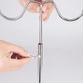 Metal Handbag Rack Women Bag Display Stand Double Hook Adjustable Stainless Steel Holder. 