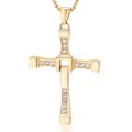 2024 New Vin Diesel Pendant Fast and Furious Boy Stainless Steel Dominic Toretto Cross Necklace for Men Chain Gift. 