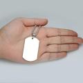 High Quality Black Stainless Steel Dog Tag Chain Pendant Necklace for Men/Boys. 