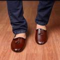 Pumpy Shoes For Men - Brown Color. 