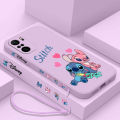 cho Stit5G phone case liquid left rope o plus 11S 11Pro 11 12 12 Xiaomi Redmi Note 131T 10S 10 Pr Cartoon Lil. 