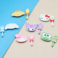 Doll house kitchen accessories mini small plate spoon cute cartoon tableware model. 