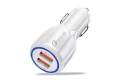 LZ-681 Qualcomm Quick Charge QC 2.0/ QC 3.0 Car Charger 18W Dual Port for Android/ iOS. 