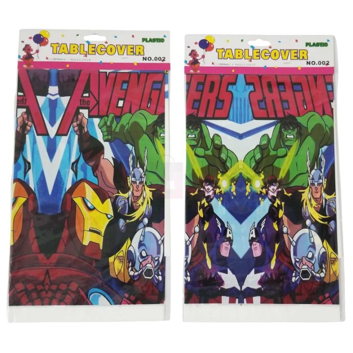 Avengers Theme Table Cover - 108 cm By 180 cm - Table Cover - Blue Color - Boys Theme