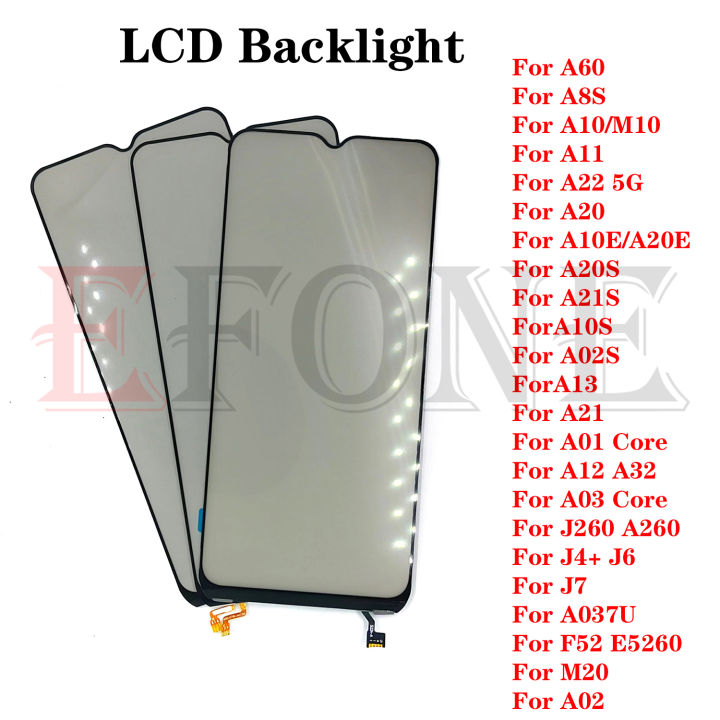 For Samsung A01 A02 A03 A02S A8S A10 A10S A10E A11 A12 A13 A20 A20S A21S A22 A60 M10 M20 J2 J4 J6 J7 Core LCD Display Backlight