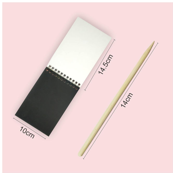 SP%20Dealz%20%20Small%20Size%20Kid's%20Scratch%20Book%2010-Pages%20Colorful%20Scratch%20Paper%20Note,%20DIY%20Art%20Book%20with%20Wooden%20Stylus%20Scratching%20Tool%20for%20Kids,%20Girls,%20Boys%20Birthday%20Gifts%20(10cm%20x%2014cm)%20-%20Image%205