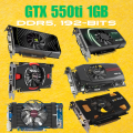 NVIDIA GeForce GTX 550 Ti 1GB GDDR5 192-Bits Gaming Graphics Card (Gigabyte, Zotac, Asus, Evga) (Used). 
