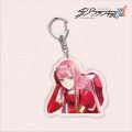 Japan Anime DARLING In The FRANXX Keychain 02 ZERO TWO Cosplay Cute Pendant Men Women Key Chain Car Bag Jewelry Accessories Gift. 