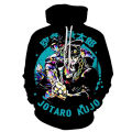JOJO's Bizarre Adventure Hoodies Anime JOJO 3D Print Streetwear Men Women Harajuku Oversized Sweatshirts Hoodie Pullover Clothes. 