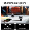 UGREEN Uno Robot 30W GaN USB C Charger, PD Fast Wall Power Adapter with Dynamic LED Display, Compatible with iPhone 16/15 Pro Max, Galaxy S25/S24 Ultra, Xiaomi 15 Pro. 