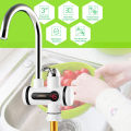 Adjustable Electric Kitchen Faucet with Instant Heating - Hot & Cold Temperature Control Tap and Warm Water Heater. 
