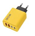 120W USB-C PD Fast Charger | Type-C Quick Charge 4.0/3.0 Wall Adapter for iPhone, Samsung & Android  – Dual Port with Smart Protection for Rapid Charging. 