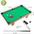 Mini Pool Table, Premium Tabletop Billiards Mini Snooker Game Set - Balls, Cues, and Rack Pool, Sport Bank Shot Family Playing, Billiard Table for Children Indoor and Outdoor Game Board Game Accessories Board Game. 