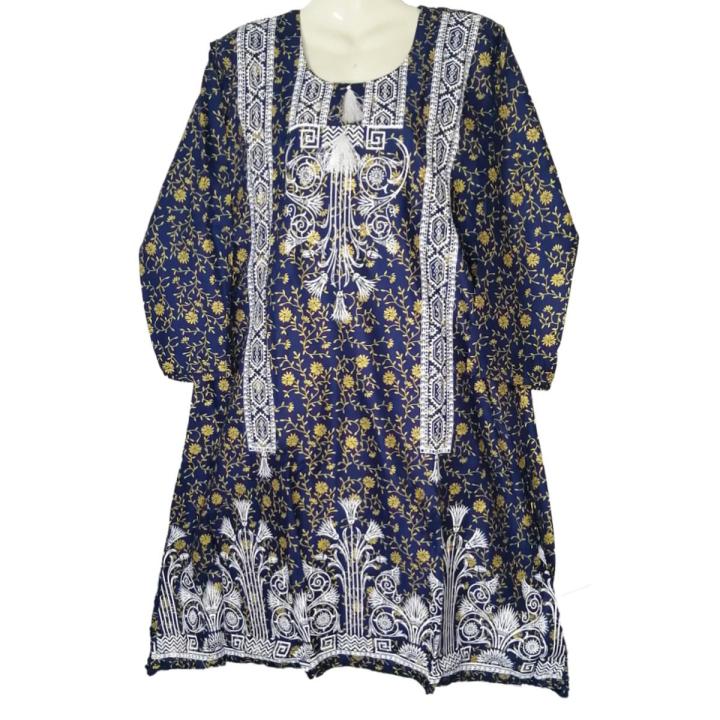 Linen Air Line Printed Shirts for Women and Girls