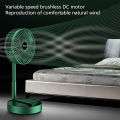 Folding Telescopic Floor Fan 3 Gears Summer Silent Desktop Retractable Fan For Office Bedroom School Usb Rechargeable Ventilator. 