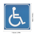 4 Sheets Stickers Disability Handicap Sign Adhesive Disabled Wheelchair for Car Window Decals Self. 