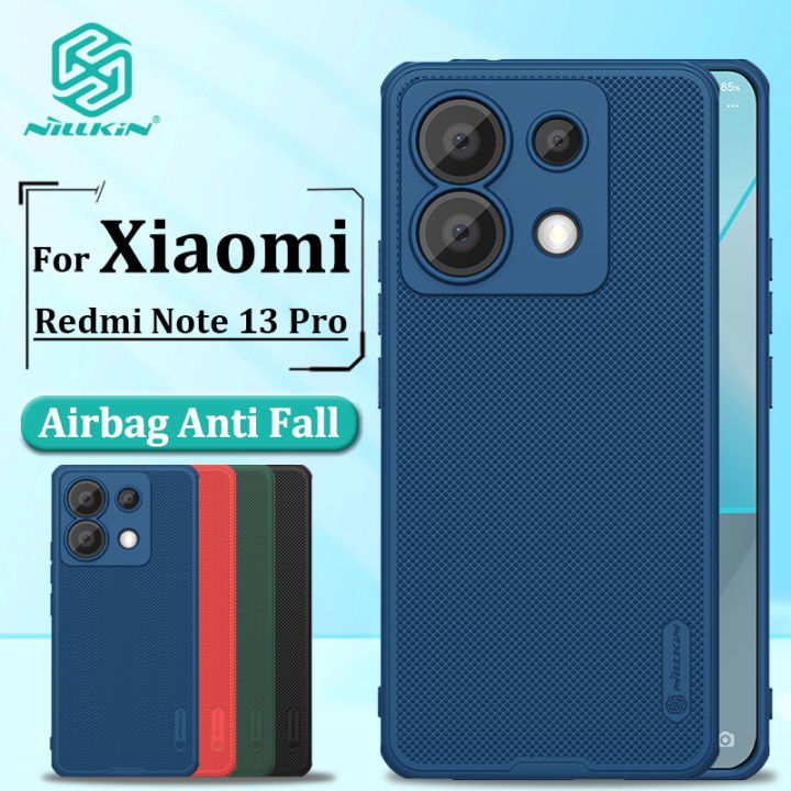 Nillkin Hard PC + TPU Case for Xiaomi Redmi Note 13 Pro 5G Phone Cases Luxury Frosted PC + TPU Hard Protection Back Cover