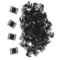 50 Sets Plastic Bra Strap Adjuster Slider Hook Lingerie Buckle Clips Clear. 