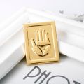 2Pcs Anime JOJOS Bizarre Adventure Brooch Kujo Jotaro Hat Pins Gold Color Brooch Metal Jewelry Men Women Shirt Accessories Gift. 