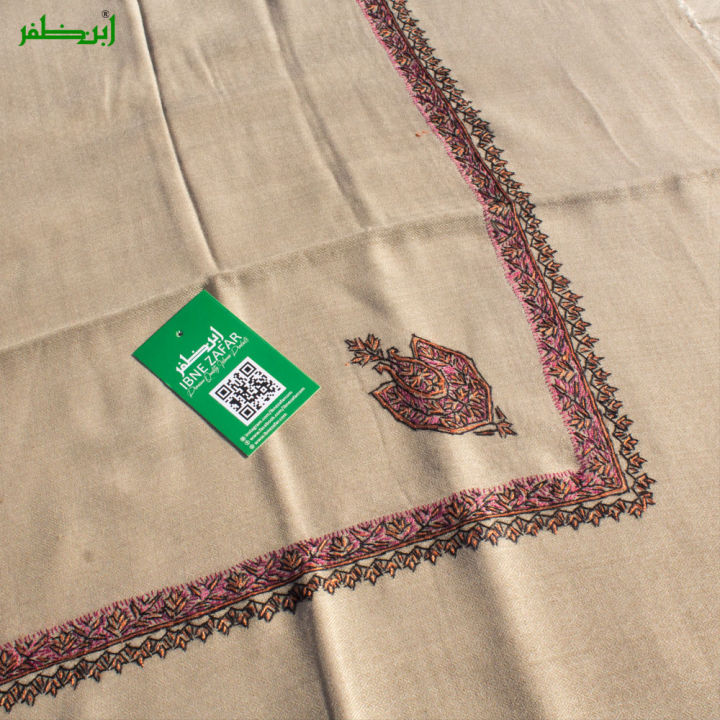 Ibne Zafar Kingri Handmade Embriodered Kashmiri Rumaal  Yameni Musar  Ghutra  Shemagh For Men
