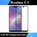 Realme C1 Full Black 9D/5D/10D/11D/6D Tempered Glass Screen Protector Edge to Edge Full Glue Premium Quality Film For Realme C1. 