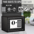 Electronic Safe Box with Keypad & Keys, Money Lock Boxes, Safety Boxes for Home, Office, Hotel Rooms, Business, Jewelry, Cash,. 