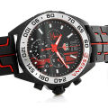 Tag Heuer Formula 1 Senna Special Edition Black Silicone Strap  Black Dial Chronograph Quartz Watch for Gents - CAZ1019.FT8027. 